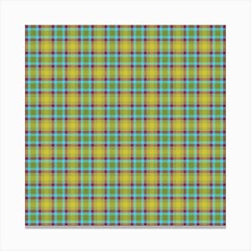 Plaid Fabric 205 Canvas Print