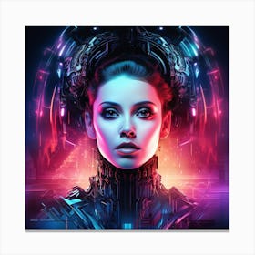 Futuristic Woman - Star Wars Canvas Print