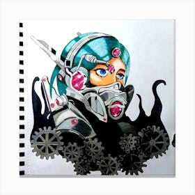 Cyborg Canvas Print