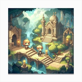 Tiny Tales From A Lost Kingdom 3 Canvas Print