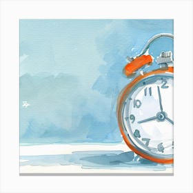 Alarm Clock Canvas Print