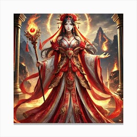 Priestess Kaida 4 Canvas Print