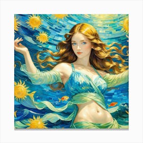 Mermaid fyii Canvas Print