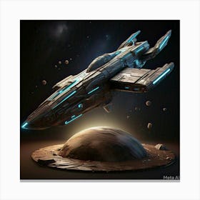 Spaceship 1 Canvas Print