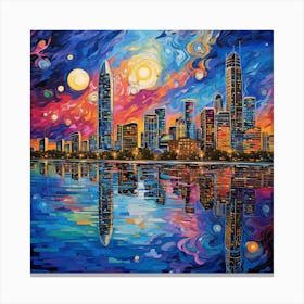 City Skyline Canvas Print