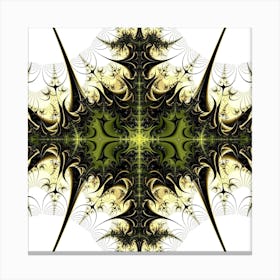 Abstract Fractal Pattern Artwork Canvas Print