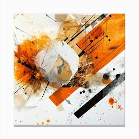 Abstract Painting Collage 4 Canvas Print