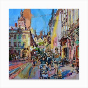 Lviv city Canvas Print