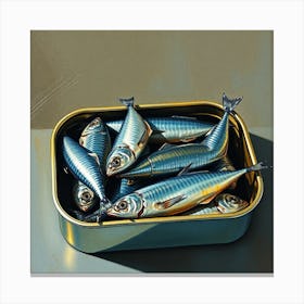 Sardines In Tin Canvas Print