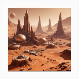 Red Planet Canvas Print