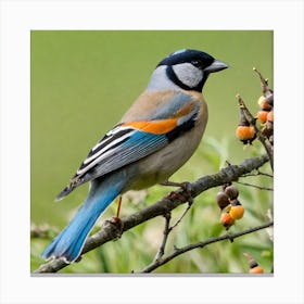 Blue-Winged Tit 4 Canvas Print