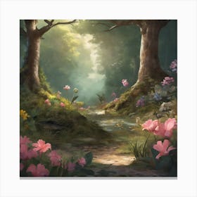 Forest Path 2 Canvas Print