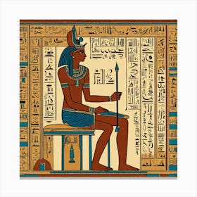 Egyptian Pharaoh 5 Canvas Print