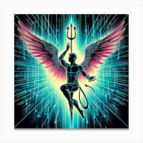 Angel Of The Netherworld Canvas Print