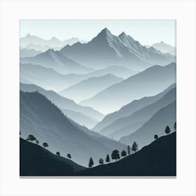 Mountain Landscape 4 Canvas Print