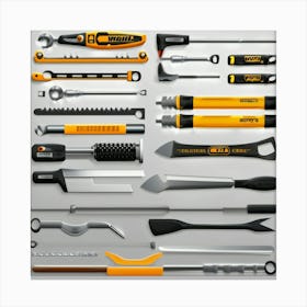 Set Of Tools Canvas Print