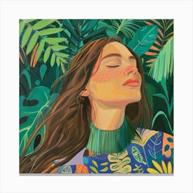 'Jungle Girl' Canvas Print