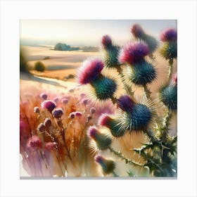 Thistle Canvas Print