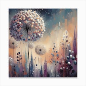 Allium Canvas Print