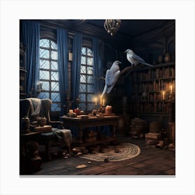 Room In A Castle Canvas Print