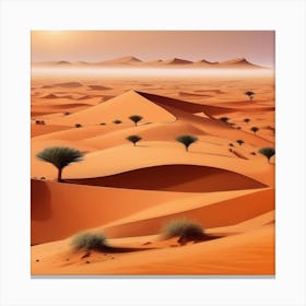 Desert Landscape 53 Canvas Print