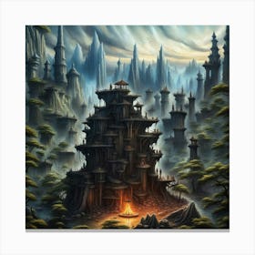 Fantasy Castle Canvas Print