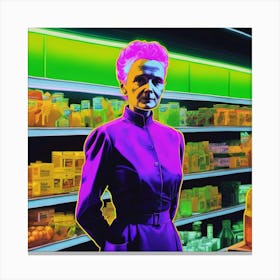 Grocery Shop With Madam Marie #3 Canvas Print