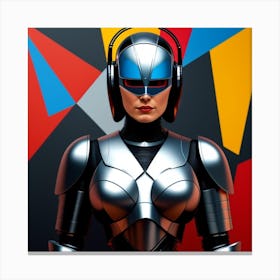 Futuristic Woman Canvas Print