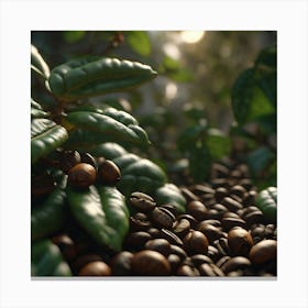 Coffee Beans 142 Canvas Print