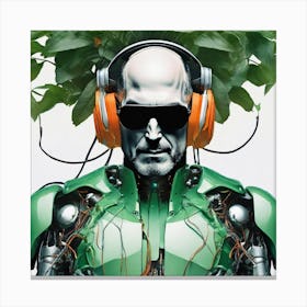 Robot Head 7 Canvas Print