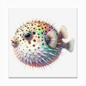 Puffer Fish Canvas Print