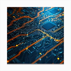 Circuit Board 17 Canvas Print