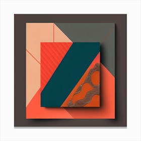 Abstract Geometric Design Canvas Print