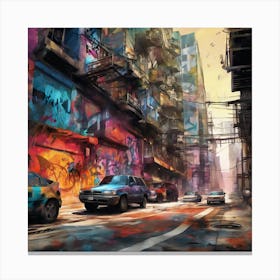 City Vibes Urban Pulse (6) Canvas Print