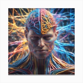Human Brain 113 Canvas Print