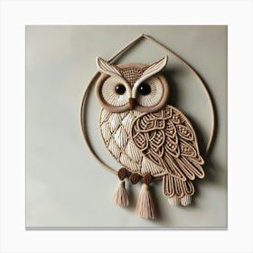 Owl Wall Art 1 Canvas Print