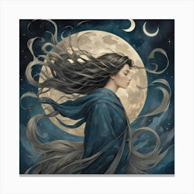 Sleepless Wind Art Print 3 Canvas Print