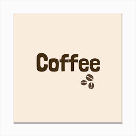 Coffee Logo Canvas Print