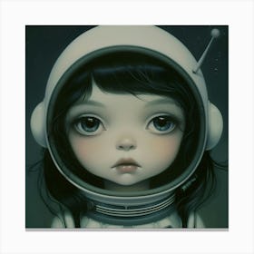 Space Girl 1 Canvas Print