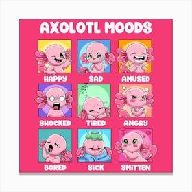 Axolotl Moods Toile