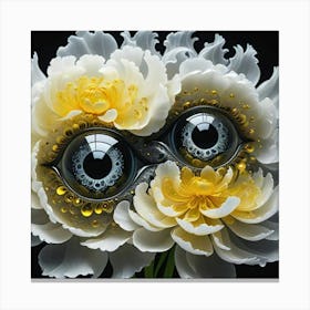 Eye Of The Flower Canvas Print