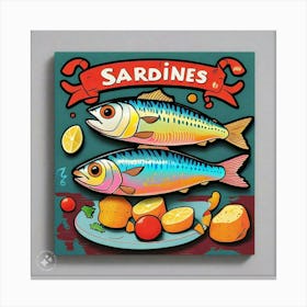 Sardines Canvas Print