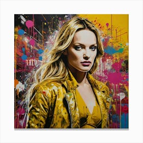 Cool girl 1 Canvas Print