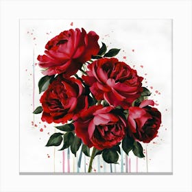 Red Roses Canvas Print Canvas Print