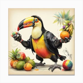 Toucans 1 Canvas Print