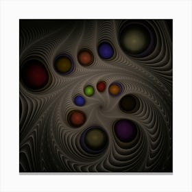 Fractal Fantasy Abstract Pattern Canvas Print