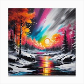 Arctic Sunrise Canvas Print