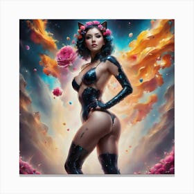 Catwoman Canvas Print