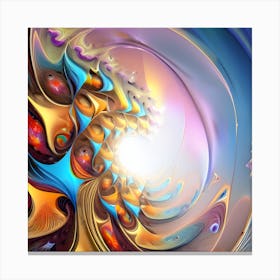 Abstract Fractal Art 4 Canvas Print