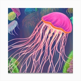 Jellyfish Canvas Print